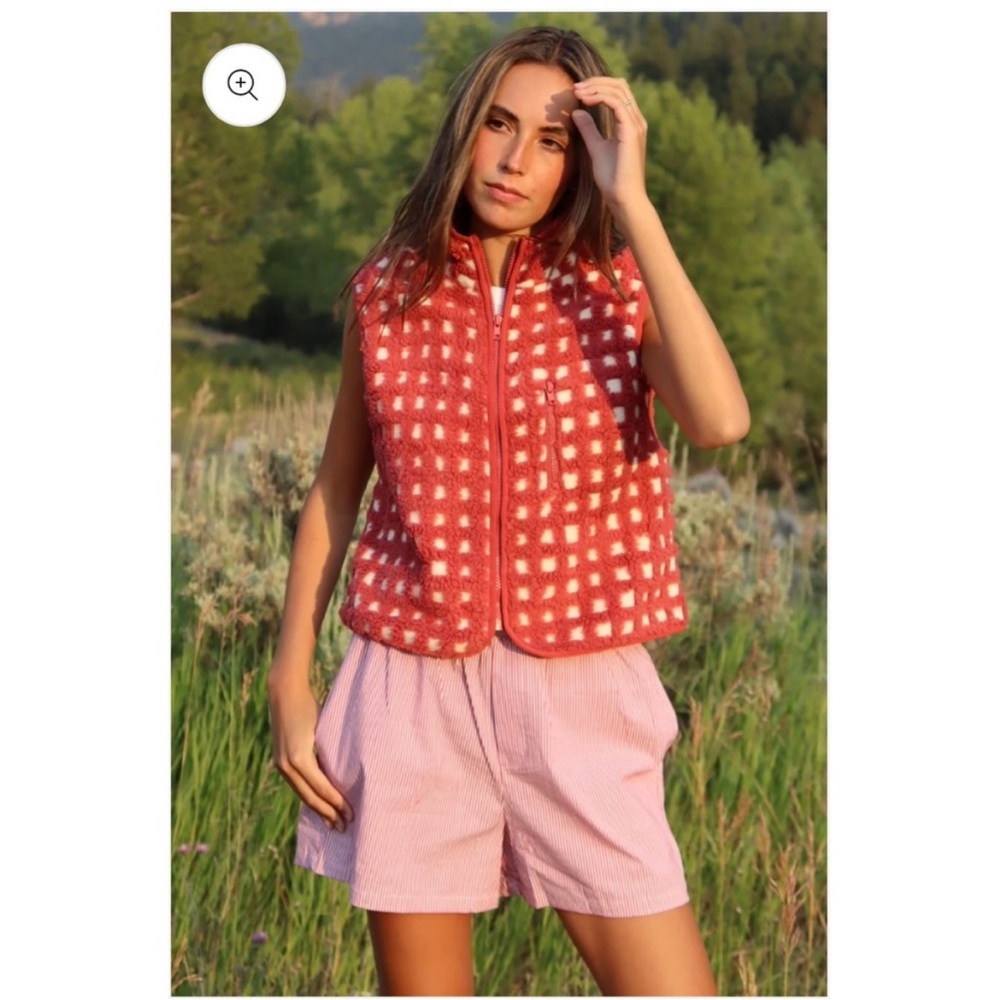 Midnight lunch gingham vest